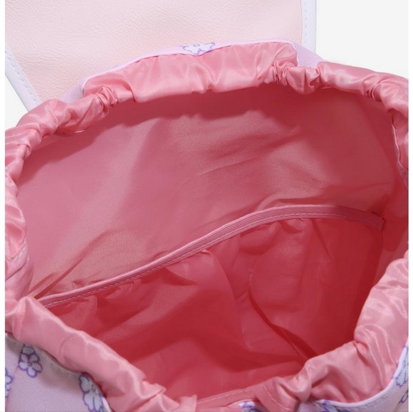 New Loungefly My Melody Pastel Floral Slouch Backpack 💗 - Picture 4 of 5